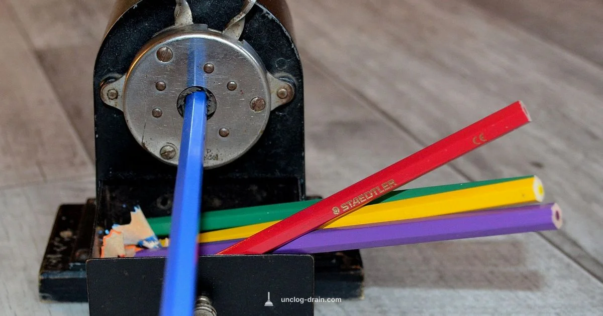 Clogged Sharpener Fix - Unclog Drain