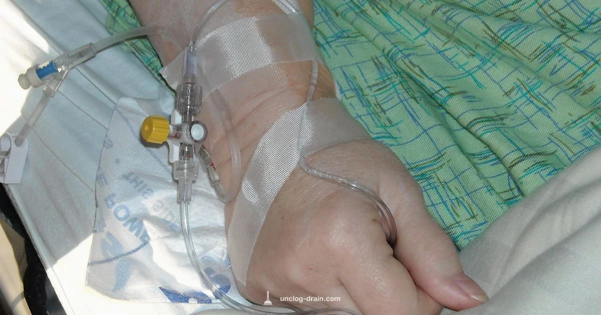 IV Line Occlusion Guide - Unclog Drain