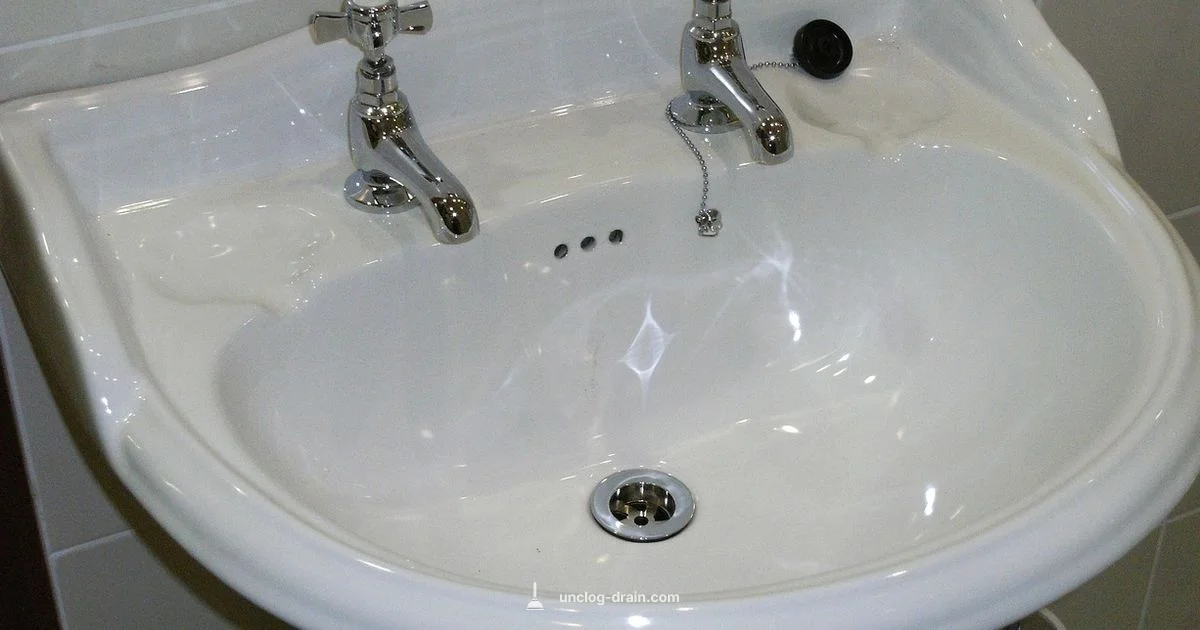 Unclog Bathroom Sink - Unclog Drain