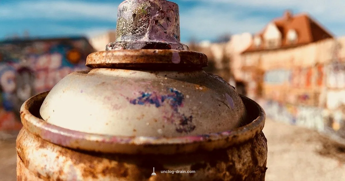 Clogged Spray Paint Fix - Unclog Drain