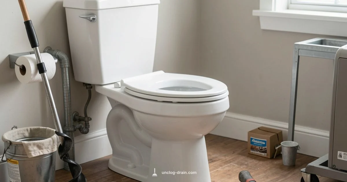 Toilet Auger Fix - Unclog Drain