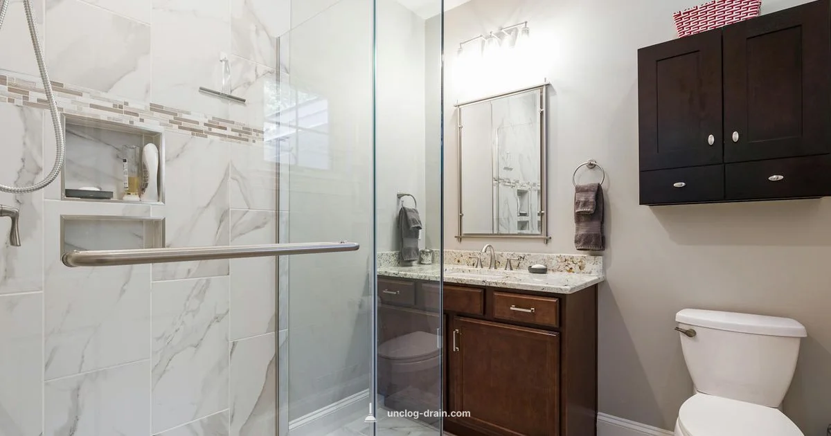 Shower Drain Fix - Unclog Drain