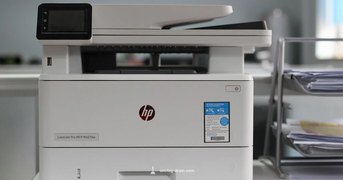 Printer Printhead Cleanup - Unclog Drain